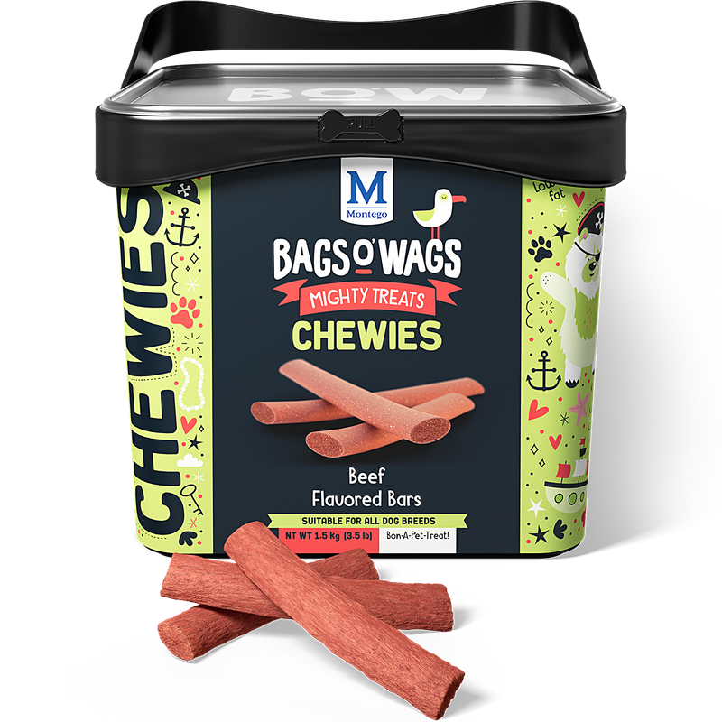 Bags O' Wags Chewies:  Beef Flavored Bars