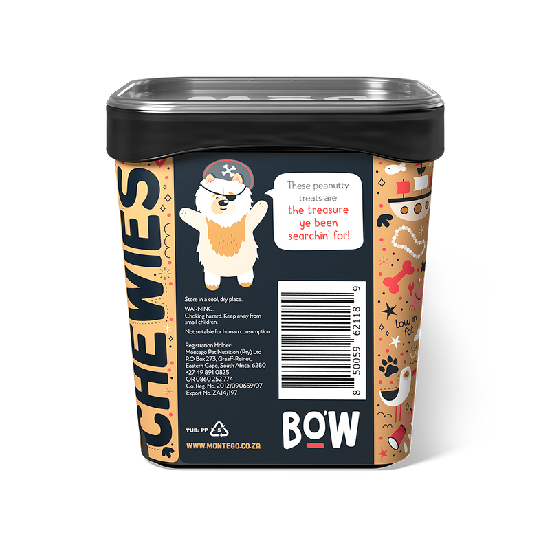 Bags O' Wags Chewies:  Peanut Butter Flavored Sticks