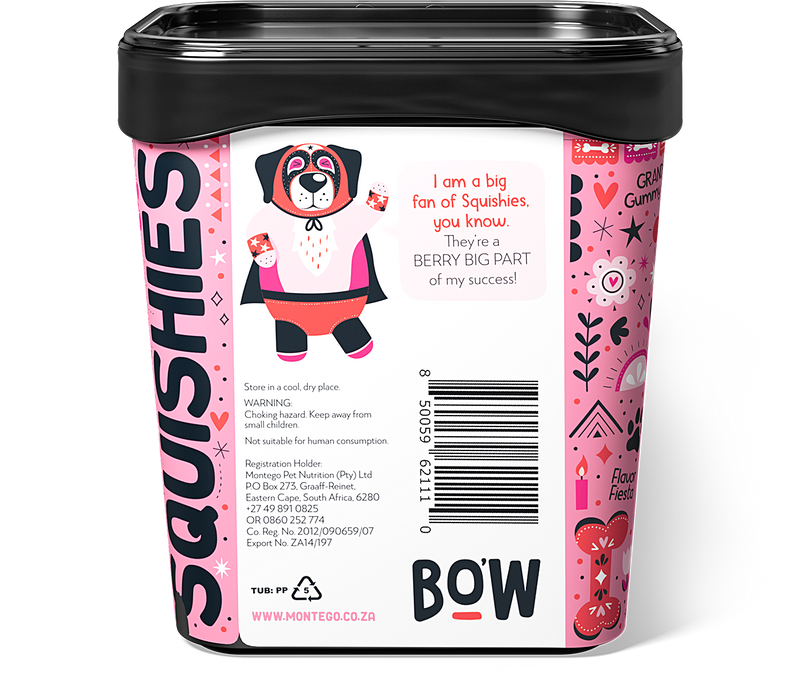 Bags O' Wags Squishies:  Strawberry & Cream