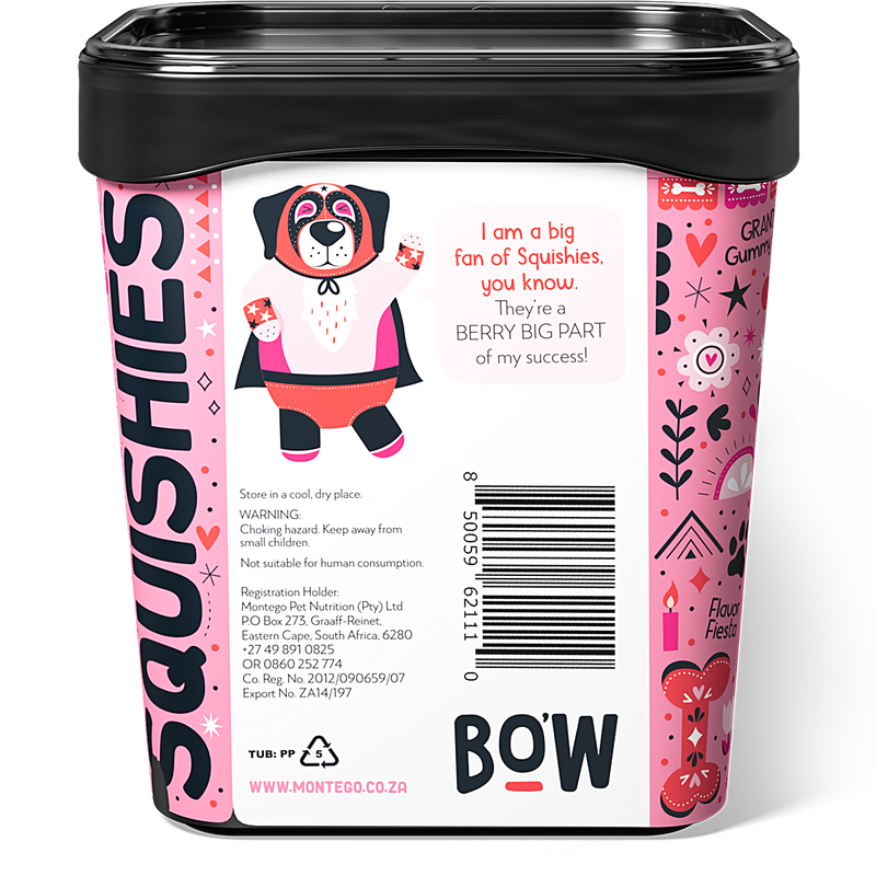 Bags O' Wags Squishies:  Strawberry & Cream