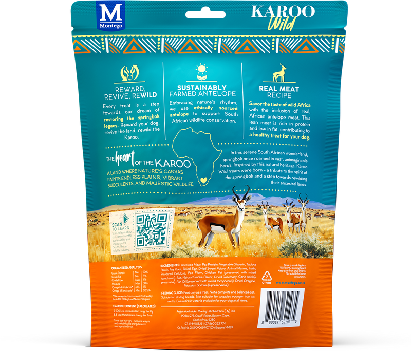 Karoo Wild Trail Bites:  Oregano Seasoned (Back)