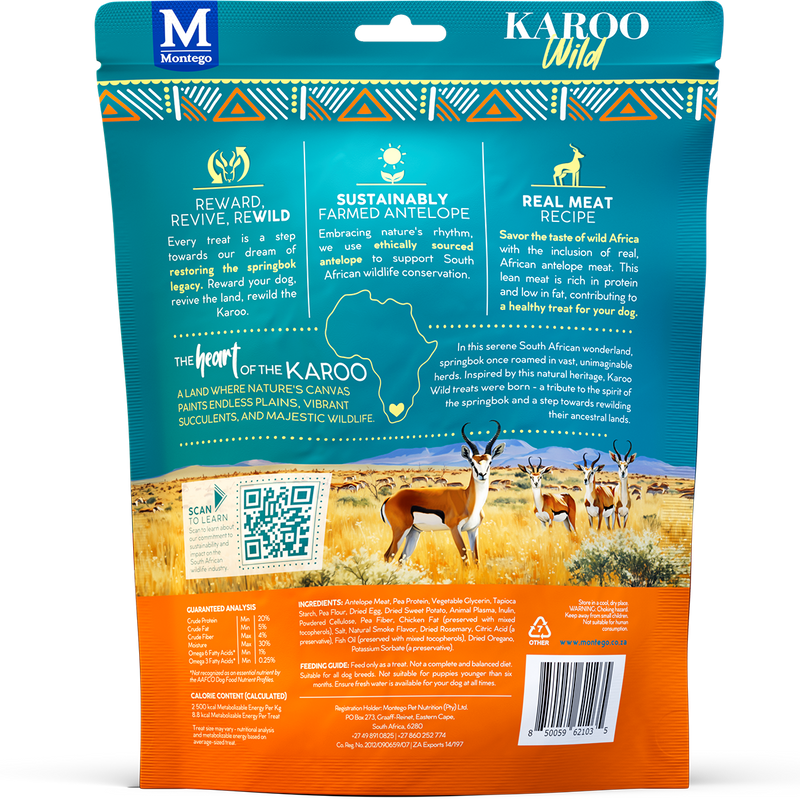 Karoo Wild Trail Bites:  Oregano Seasoned (Back)