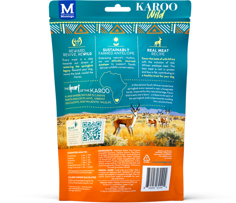 Karoo Wild Training Bits:  Oregano Seasoned (Back)