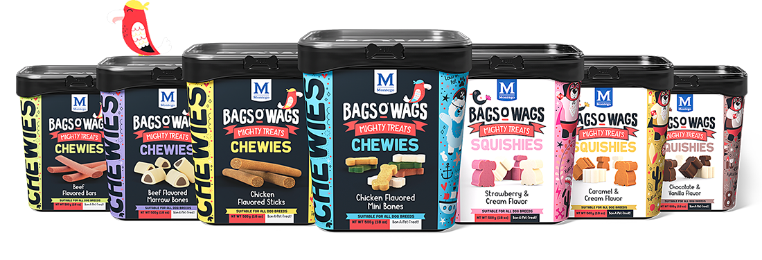 Bags O' Wags Product Range